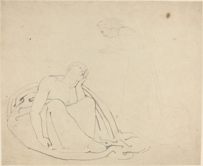 Studera för ett monument av John Flaxman