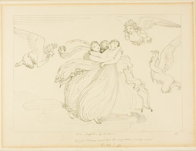Harpyorna och Pandarus döttrar av John Flaxman