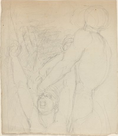 Två kämpande figurer av John Flaxman