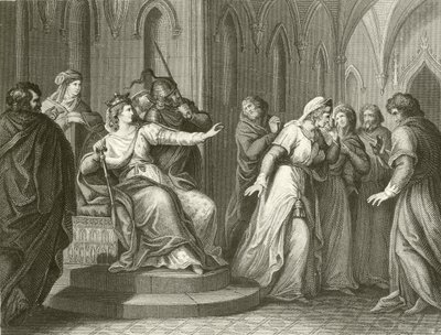 Kejsarinnan Matilda vägrar att släppa kung Stephen av John Francis Rigaud