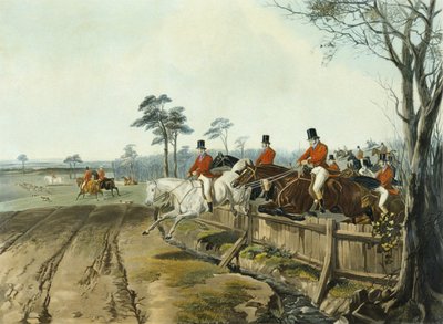 Full Cry, graverad av Huffman och Mackrill (färgad gravyr) av John Frederick Herring Snr