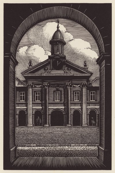 Cambridge: Emmanuel (träsnitt) av John Frederick Greenwood