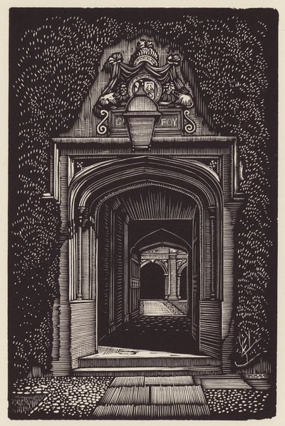 Cambridge: Magdalene (träsnitt) av John Frederick Greenwood