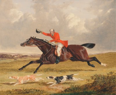 Rävjakt: Uppmuntrande hundar av John Frederick Herring