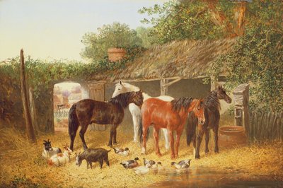 Gårdsgårdskamrater av John Frederick Herring Junior