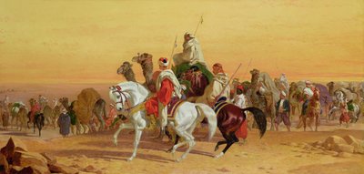 En arabisk husvagn av John Frederick Herring Senior