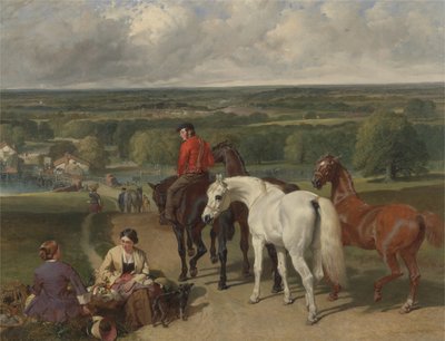 Utövande av de kungliga hästarna, 1847-55 av John Frederick Herring Senior