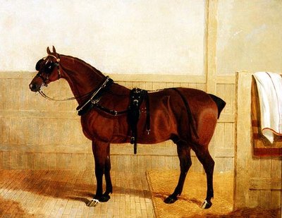 Pris Shire häst i sele av John Frederick Herring Senior