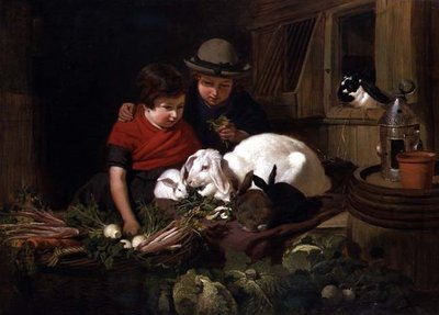 Kaninfantaster av John Frederick Herring Senior