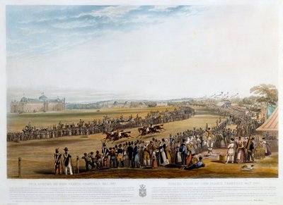 Specialpris på 5000 franc till Chantilly 1841 Tryck av John Frederick Herring (1795-1865) (ec.engl.) 1841 Privat samling av John Frederick Herring Senior