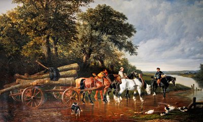 Timmervagnen av John Frederick Herring Senior