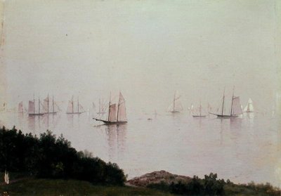 A Newport Afternoon (olja ombord) av John Frederick Kensett