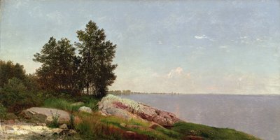 Long Island Sound vid Darien av John Frederick Kensett
