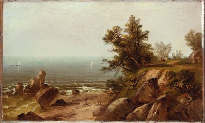 På kusten, Beverly, Massachusetts av John Frederick Kensett