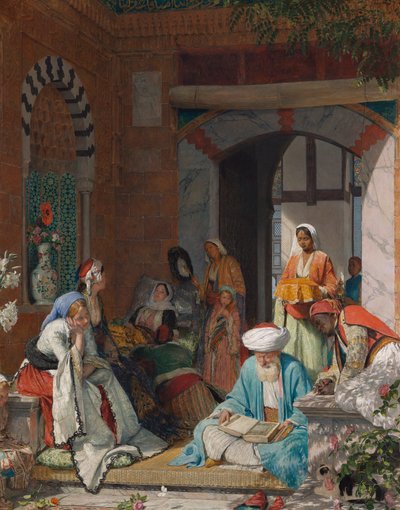 "Och trons bön skall rädda de sjuka" av John Frederick Lewis