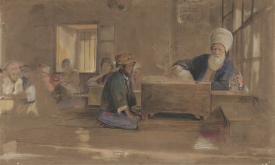 Arabiska skolan, 1841-51. av John Frederick Lewis