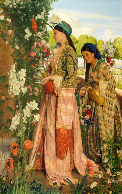 Gyllene liljan, 1871. av John Frederick Lewis