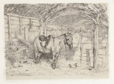 Stallscen av John Frederick Lewis