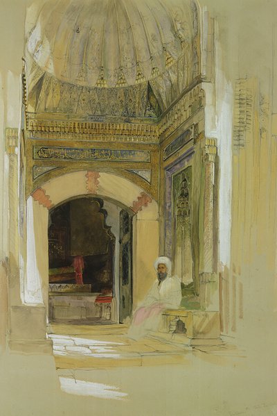 Bayazid I:s grav, Bursa, Turkiet av John Frederick Lewis
