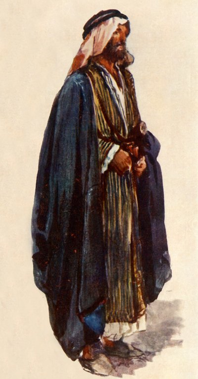 Arabisk bonde. Jerusalems grannskap, 1902. av John Fulleylove