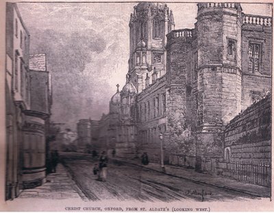Christchurch, Oxford, från St Aldate