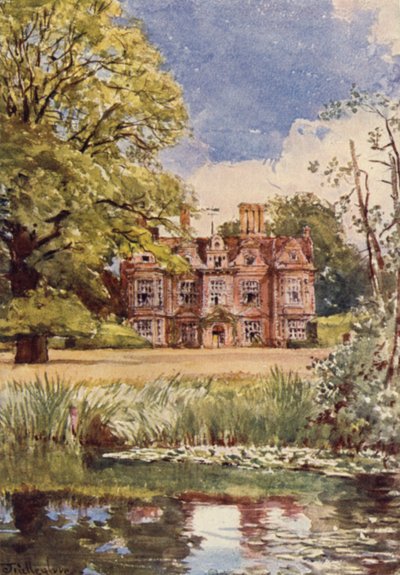 Old Manor House, nära Ickenham (färg litho) av John Fulleylove