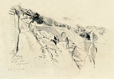På Oljeberget, där lärjungarna sov under lidandet i trädgården, 1902. av John Fulleylove