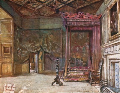 Lägenheterna till Mary Queen of Scots i Holyrood Palace av John Fulleylove