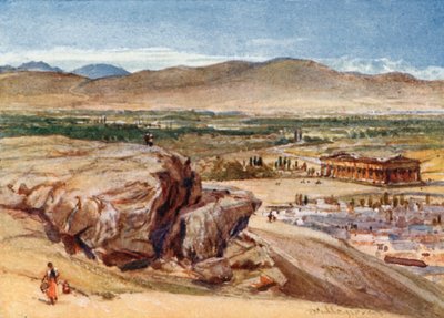 Areopagus och Theseum av John Fulleylove