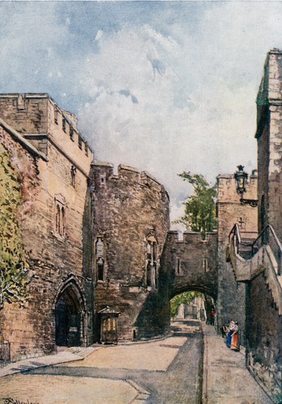 The Bloody Tower and Jewel House (Wakefield Tower), med blick österut av John Fulleylove