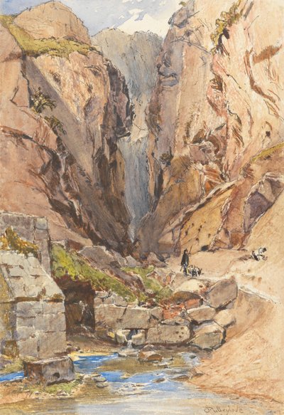 Den kastaliska källan, Delphi av John Fulleylove