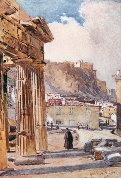 Portiken av Athena Archegetis av John Fulleylove