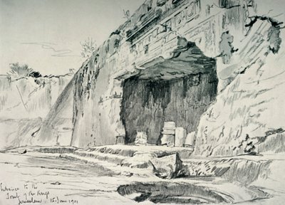 De så kallade kungarnas gravar, 1902. av John Fulleylove