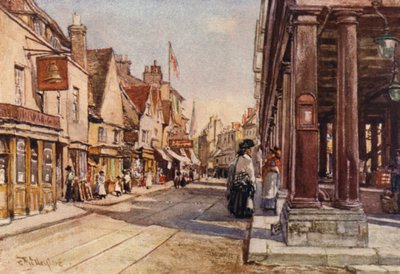 Uxbridge (färg litho) av John Fulleylove
