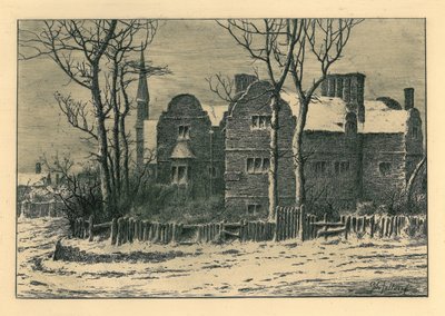 The White Hart, Caldmore, Walsall, från "Remnants Of Old Wolverhampton" Vol.I. No.s 1-37, publicerat 1880. av John Fullwood