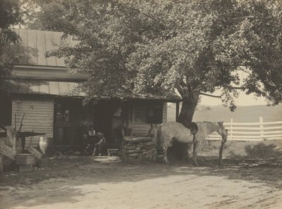 Lanthandel och postkontor,1890-1900 (foto) av John G. Bullock