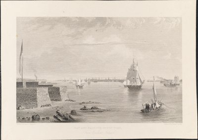 Bay and Harbour of New York från Bedlons [Bedloe