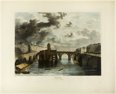 Paris, Pont-au-Change av John Gendall