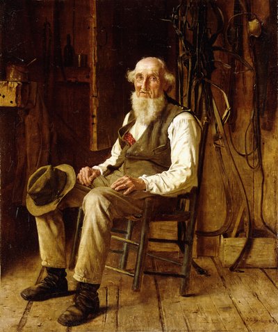 Ett ögonblicks kontemplation, av John George Brown
