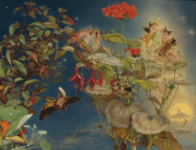 Midsommarnätter älvor av John George Naish