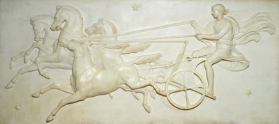 Relief av Phaeton som kör solens vagn (marmor) av John Gibson