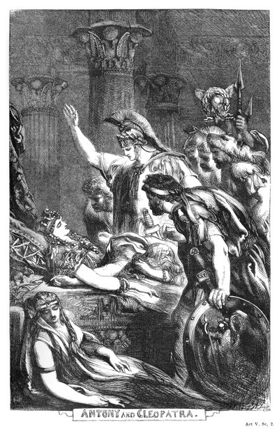 Antony och Cleopatra av John Gilbert