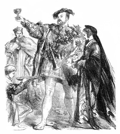 Henry VIII av William Shakespeare av John Gilbert