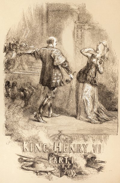 Henrik VI, del I, 1890 av John Gilbert