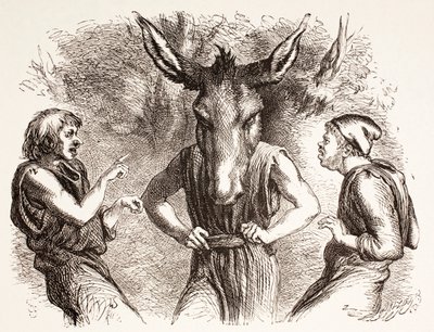 Illustration till en midsommarnattsdröm, från 