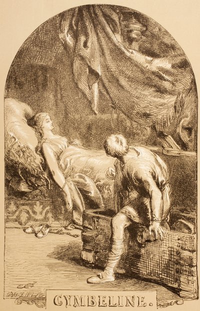 Illustration för Cymbeline, från 