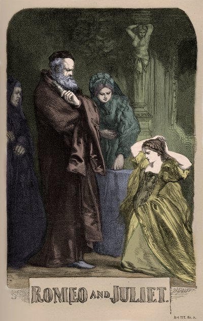 Romeo och Julia av William Shakespeare av John Gilbert