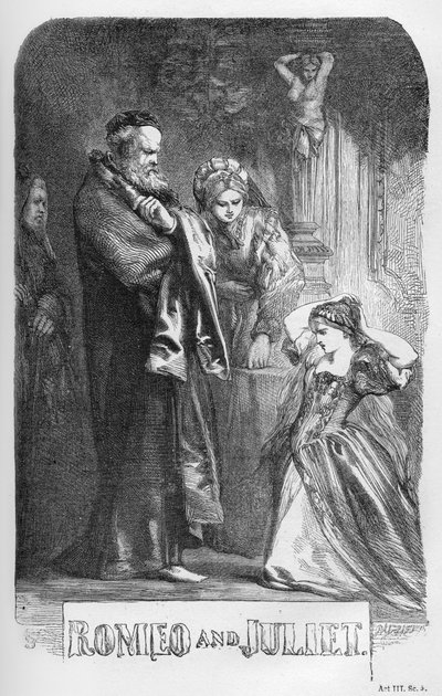Romeo och Julia av William Shakespeare av John Gilbert