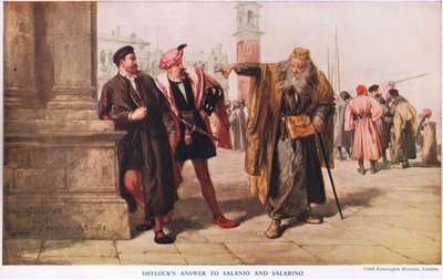 Shylocks svarar av John Gilbert