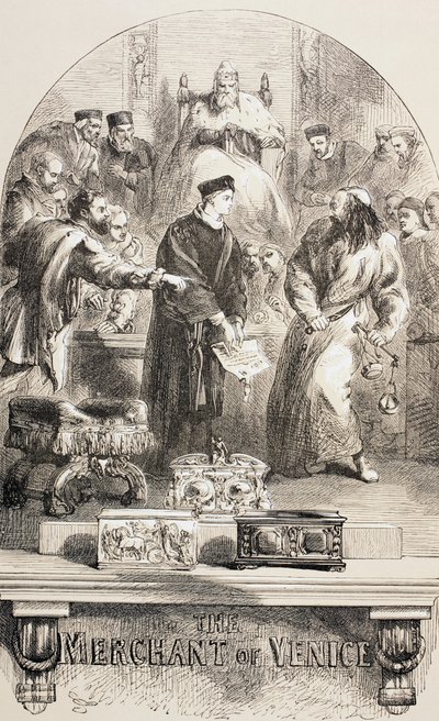 Köpmannen i Venedig, 1890 av John Gilbert